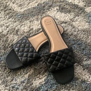 Black sandals